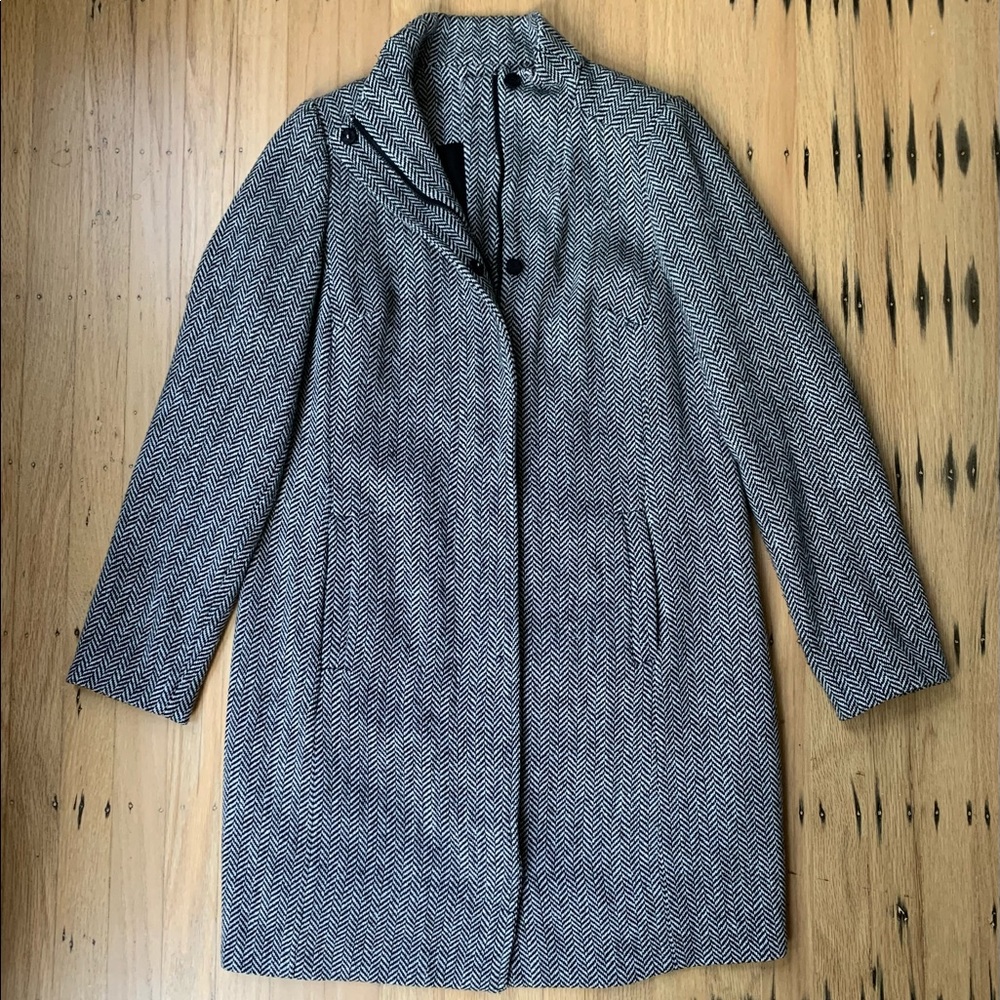 Classic Herringbone Coat